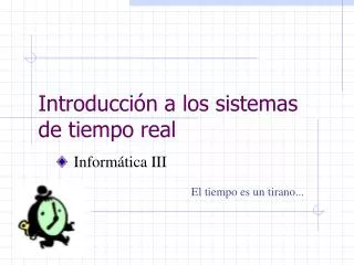introducci n a los sistemas de tiempo real