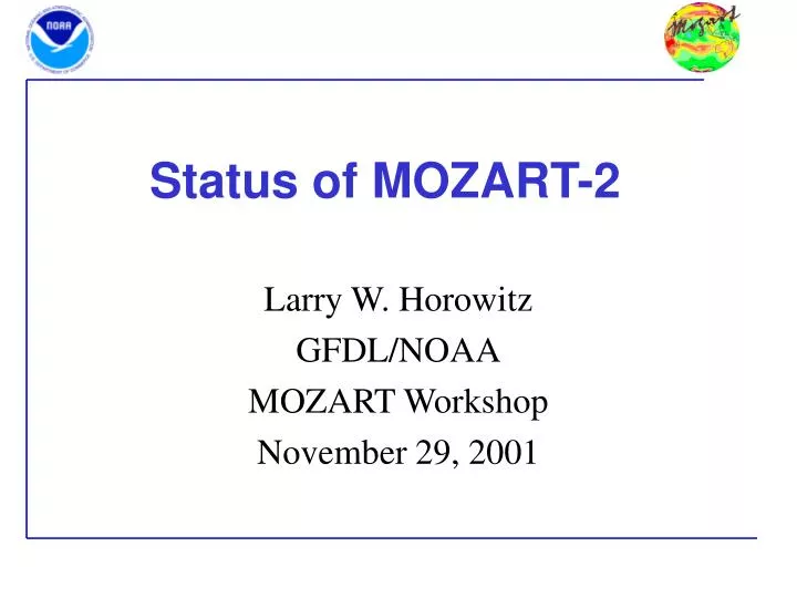 status of mozart 2