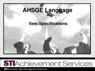 AHSGE Language