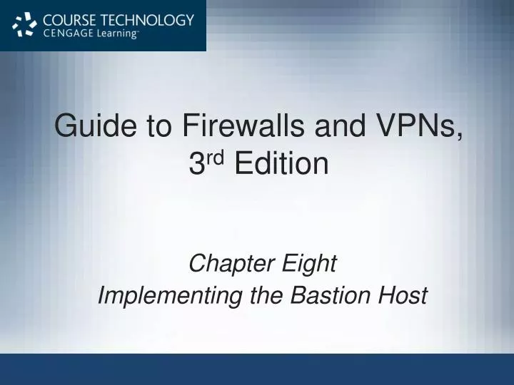 guide to firewalls and vpns 3 rd edition