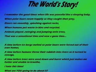 The World's Story!