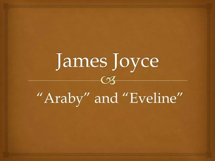 james joyce