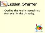 Addressing Health Inequalities in the UK: Initiatives and Impacts - slide 1