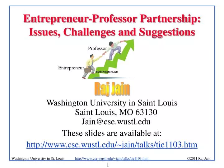 entrepreneur professor partnership issues challenges and suggestions
