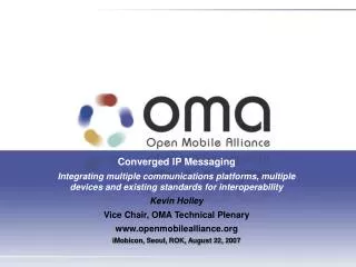 Converged IP Messaging