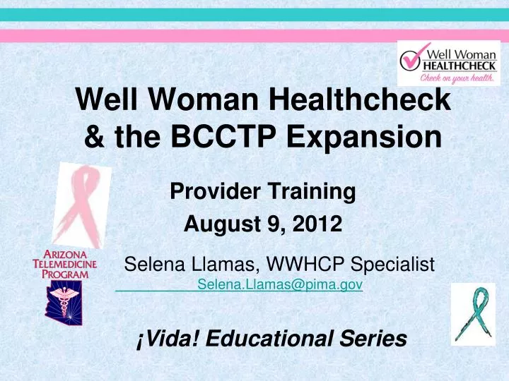 well woman healthcheck the bcctp expansion