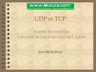 udp et tcp