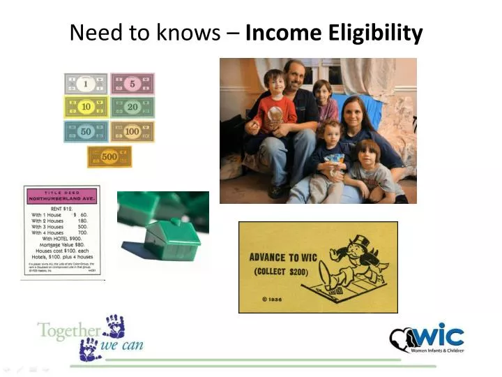 need to knows income eligibility