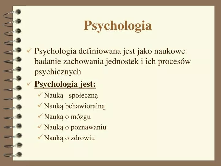 psychologia