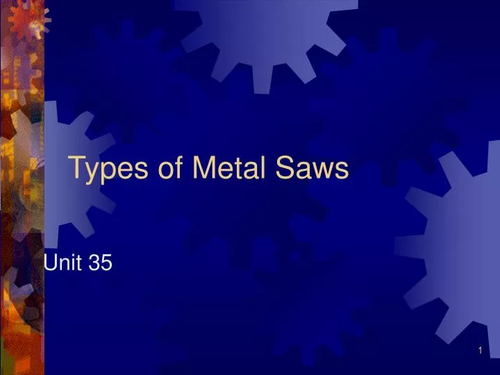 types of metal saws