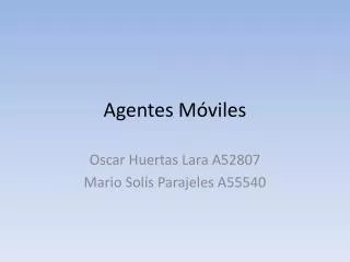 agentes m viles