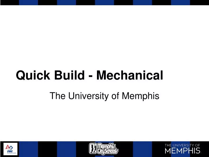 quick build mechanical