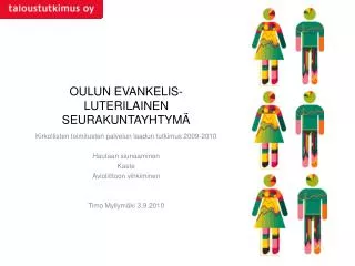 oulun evankelis luterilainen seurakuntayhtym