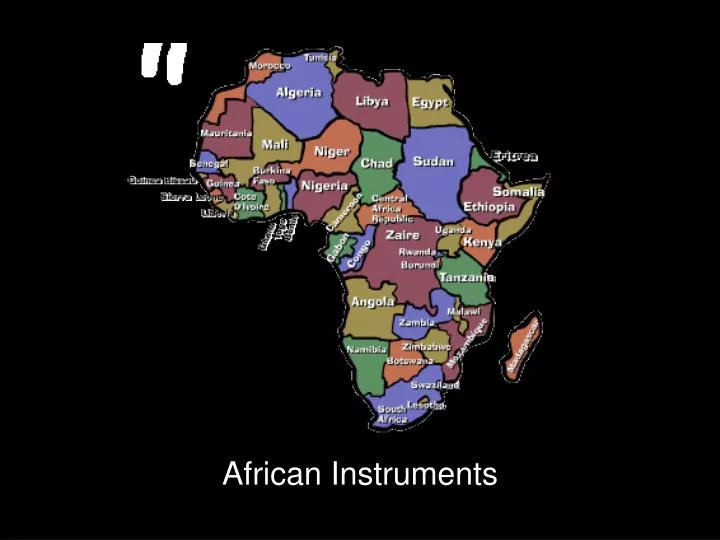 african instruments