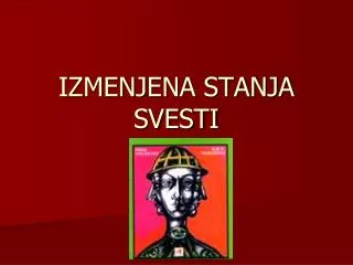 izmenjena stanja svesti