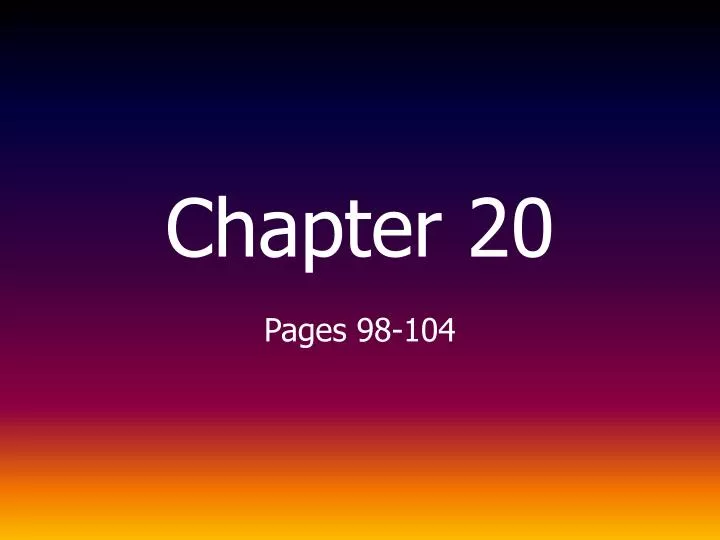 chapter 20