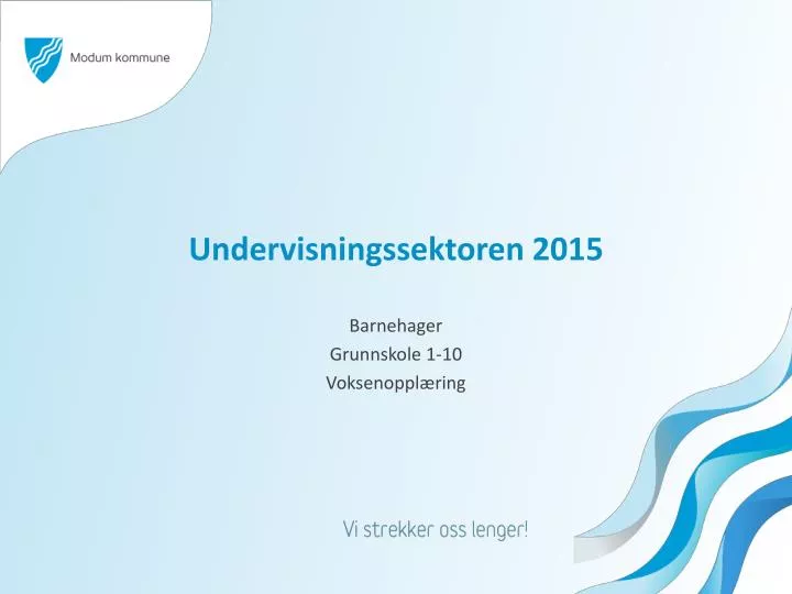 undervisningssektoren 2015