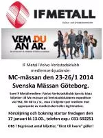 IF Metall Volvo Verkstadsklubb medlemserbjudande : - slide 1