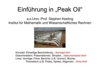 einf hrung in peak oil