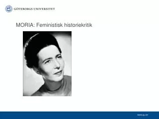 moria feministisk historiekritik