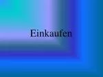 Einkaufen - slide 1