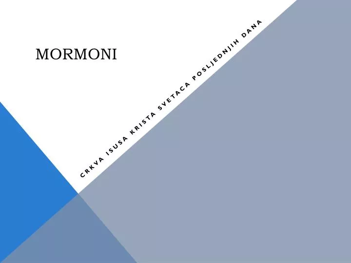 mormoni