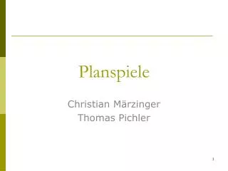 planspiele