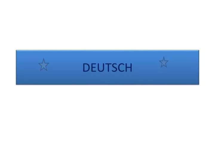 deutsch