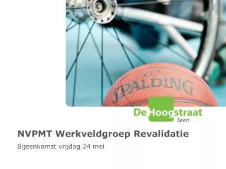 nvpmt werkveldgroep revalidatie