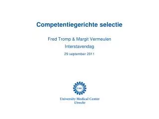 competentiegerichte selectie