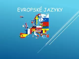 evropsk jazyky