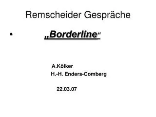 remscheider gespr che