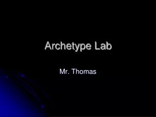 Archetype Lab