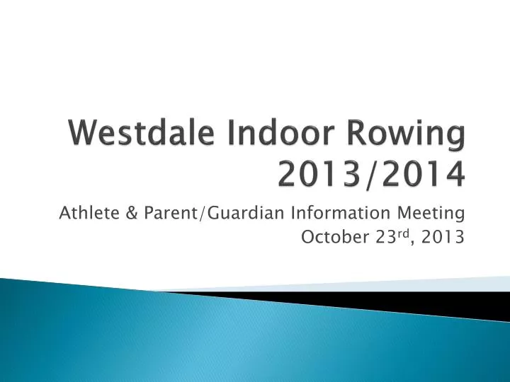 westdale indoor rowing 201 3 2014