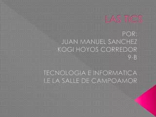 las tics