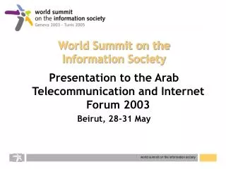 World Summit on the Information Society