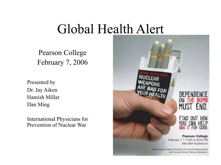 global health alert