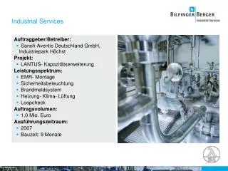 industrial services