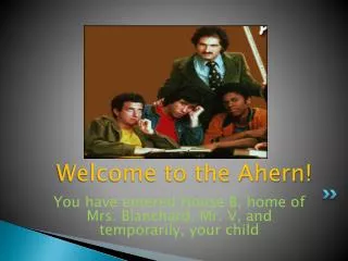 Welcome to the Ahern!