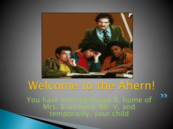 welcome to the ahern