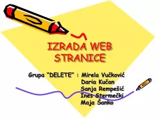izrada web stranice