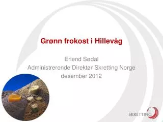 gr nn frokost i hillev g