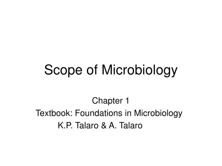 scope of microbiology