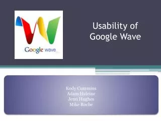 Usability of Google Wave