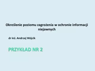 przyk ad nr 2