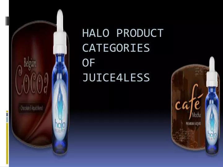 halo product categories of juice4less