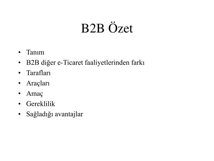 b2b zet