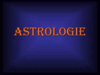 astrologie