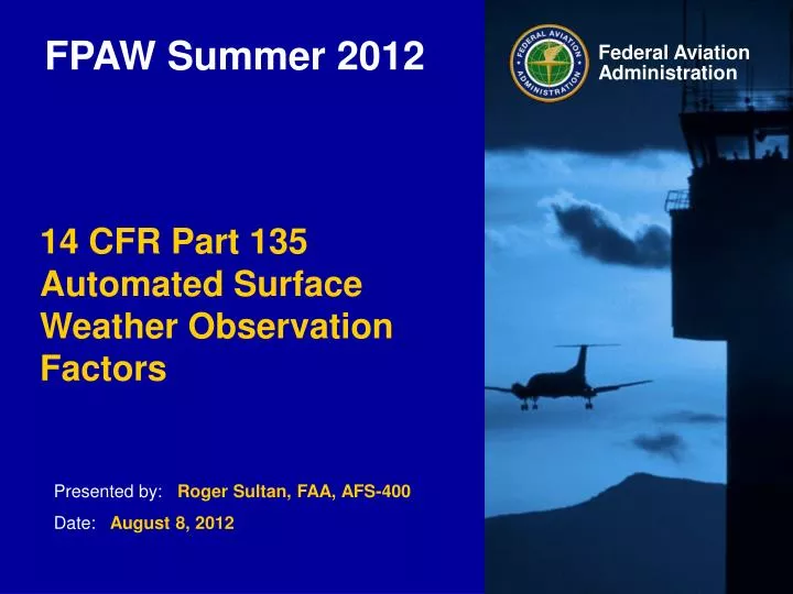 fpaw summer 2012