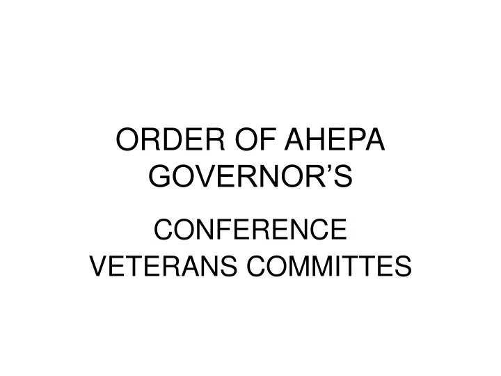 order of ahepa governor s